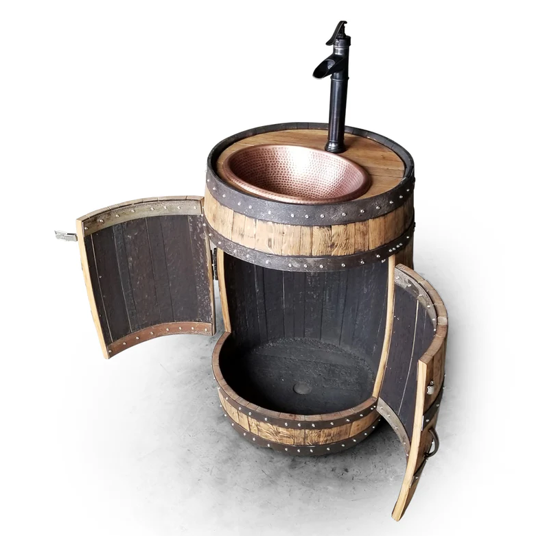 Whiskey Barrel - Sink & Vanity Barrel